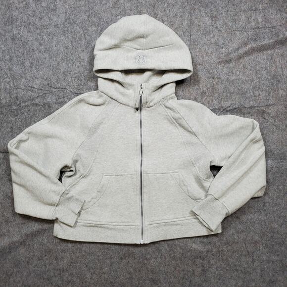 Lululemon Hoodie Womens XXS/XS Scuba Sweatshirt Oversized Full Zip Waist Length - Picture 1 of 7